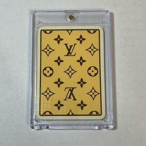 Louis Vuitton playing card 6 of‎ clubs